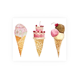 Watercolor Cone Series