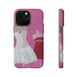 Pretty Pink Dresses Tough Phone Case