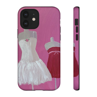 Pretty Pink Dresses Tough Phone Case