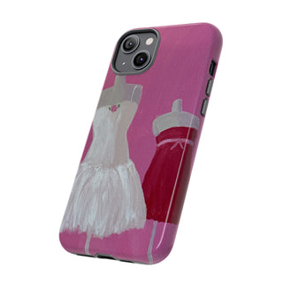 Pretty Pink Dresses Tough Phone Case