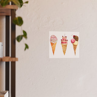 Watercolor Cone Series