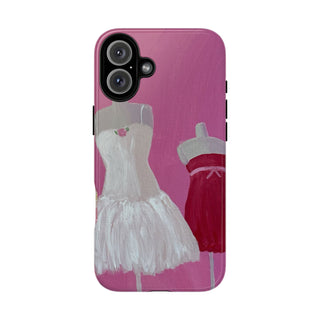 Pretty Pink Dresses Tough Phone Case