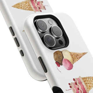 Watercolor Cone Magnetic Tough Phone Case