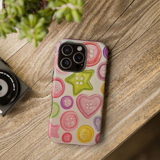 Betsy Mae Buttons Magnetic Tough Phone Case