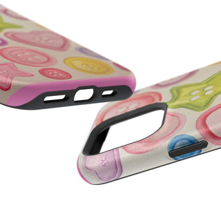 Betsy Mae Buttons Magnetic Tough Phone Case
