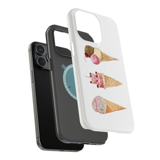 Watercolor Cone Magnetic Tough Phone Case
