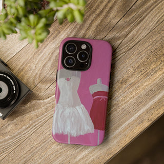 Pretty Pink Dresses Tough Phone Case