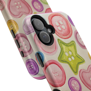 Betsy Mae Buttons Magnetic Tough Phone Case