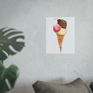 Watercolor Cone 3
