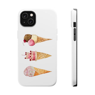 Watercolor Cone Magnetic Tough Phone Case