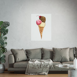 Watercolor Cone 3