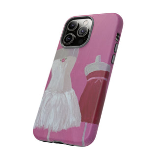 Pretty Pink Dresses Tough Phone Case