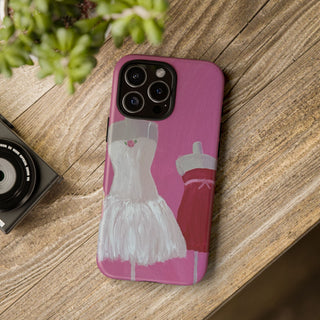 Pretty Pink Dresses Tough Phone Case