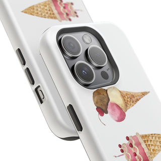 Watercolor Cone Magnetic Tough Phone Case