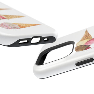 Watercolor Cone Magnetic Tough Phone Case