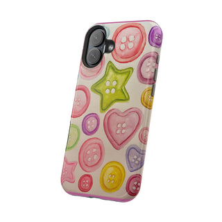 Betsy Mae Buttons Magnetic Tough Phone Case