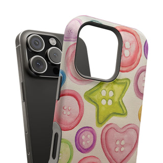 Betsy Mae Buttons Magnetic Tough Phone Case