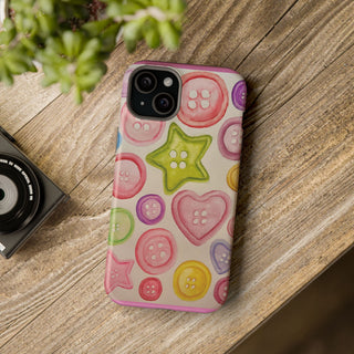 Betsy Mae Buttons Magnetic Tough Phone Case