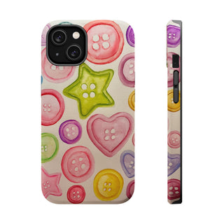 Betsy Mae Buttons Magnetic Tough Phone Case