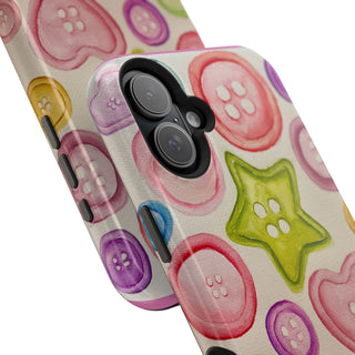 Betsy Mae Buttons Magnetic Tough Phone Case