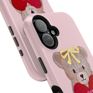 Sweet Sweet Teddy Bear Valentine Magnetic Tough Case