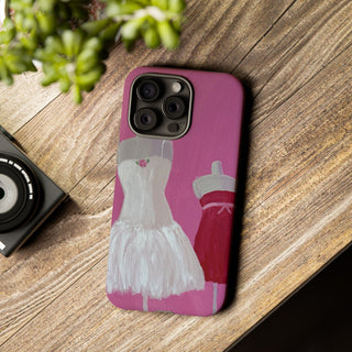 Pretty Pink Dresses Tough Phone Case