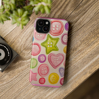 Betsy Mae Buttons Magnetic Tough Phone Case