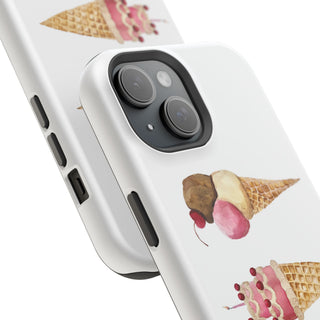 Watercolor Cone Magnetic Tough Phone Case