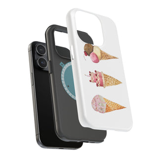 Watercolor Cone Magnetic Tough Phone Case