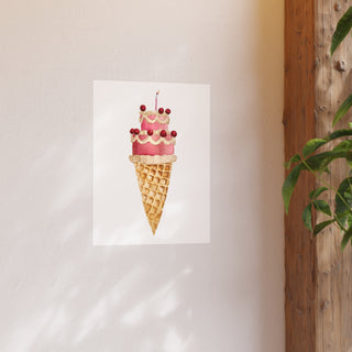 Watercolor Cone 2