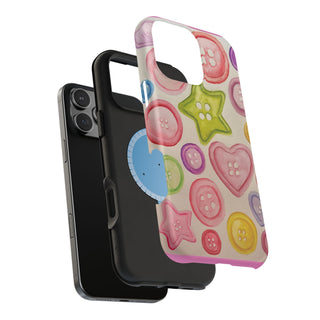 Betsy Mae Buttons Magnetic Tough Phone Case