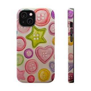 Betsy Mae Buttons Magnetic Tough Phone Case