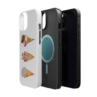Watercolor Cone Magnetic Tough Phone Case