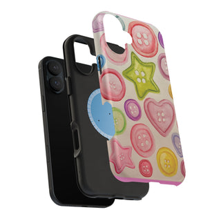 Betsy Mae Buttons Magnetic Tough Phone Case