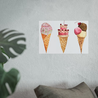 Watercolor Cone Series