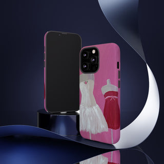 Pretty Pink Dresses Tough Phone Case