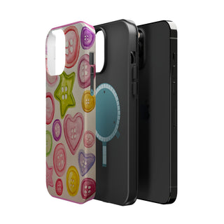 Betsy Mae Buttons Magnetic Tough Phone Case