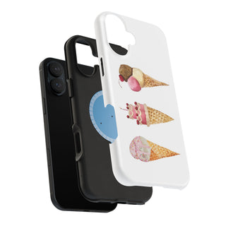 Watercolor Cone Magnetic Tough Phone Case