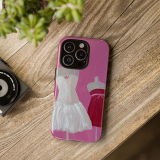 Pretty Pink Dresses Tough Phone Case