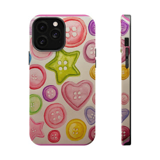 Betsy Mae Buttons Magnetic Tough Phone Case