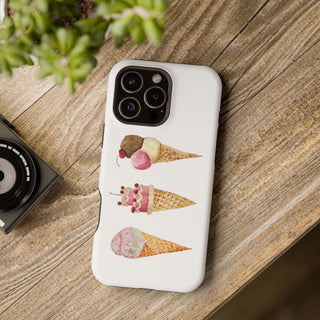 Watercolor Cone Magnetic Tough Phone Case