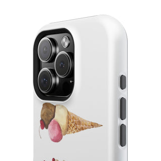 Watercolor Cone Magnetic Tough Phone Case
