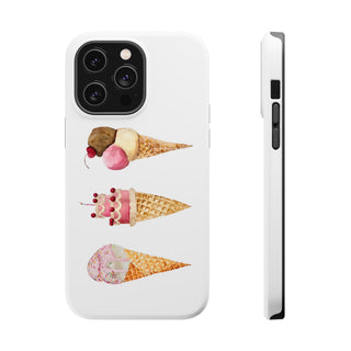 Watercolor Cone Magnetic Tough Phone Case