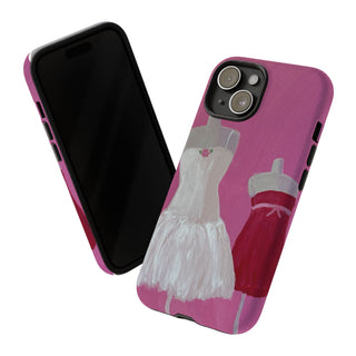 Pretty Pink Dresses Tough Phone Case