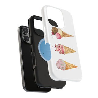 Watercolor Cone Magnetic Tough Phone Case