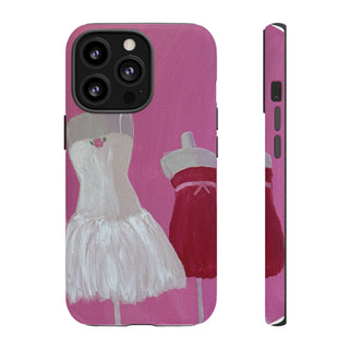 Pretty Pink Dresses Tough Phone Case