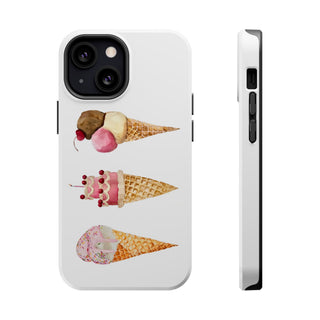 Watercolor Cone Magnetic Tough Phone Case
