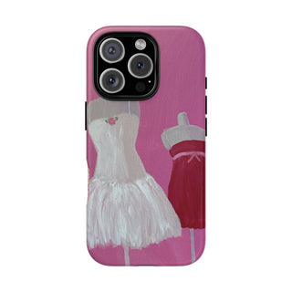 Pretty Pink Dresses Tough Phone Case