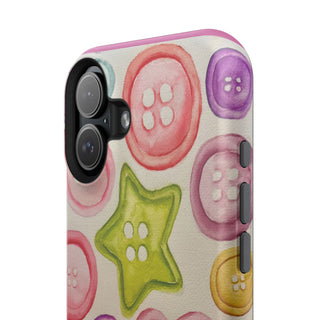 Betsy Mae Buttons Magnetic Tough Phone Case