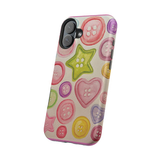 Betsy Mae Buttons Magnetic Tough Phone Case